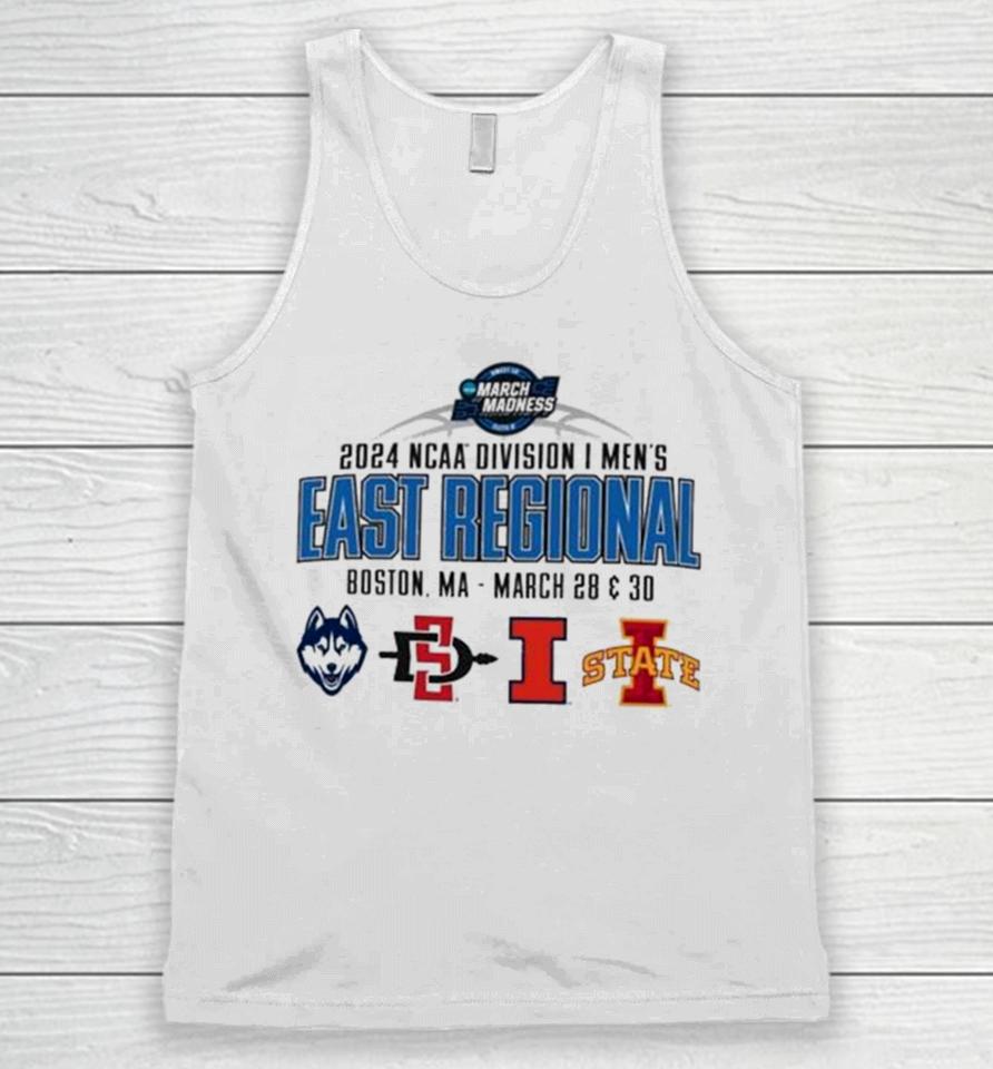 2024 Ncaa Division I Men’s East Regional Boston Ma March 28 &Amp; 30 Unisex Tank Top