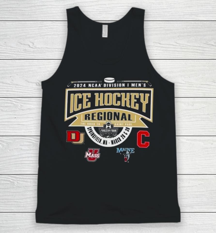 2024 Ncaa Division I Men’s Ice Hockey Regional The Road To Saint Paul March 28 &Amp; 30 Unisex Tank Top