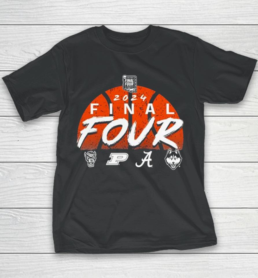 2024 Ncaa Men’s Basketball Tournament March Madness Final Four Barrier Breaker Youth T-Shirt
