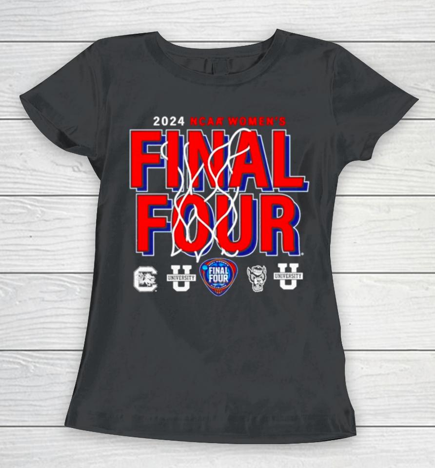 2024 Ncaa Women’s Basketball Tournament March Madness Final Four Dynamic Action Women T-Shirt