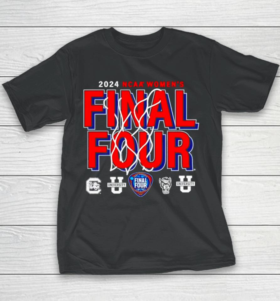 2024 Ncaa Women’s Basketball Tournament March Madness Final Four Dynamic Action Youth T-Shirt