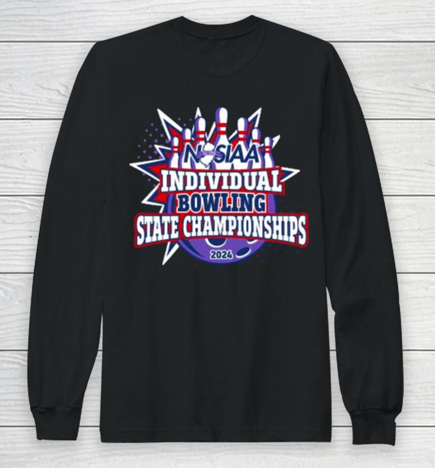 2024 Njsiaa Individual Bowling State Championships Long Sleeve T-Shirt