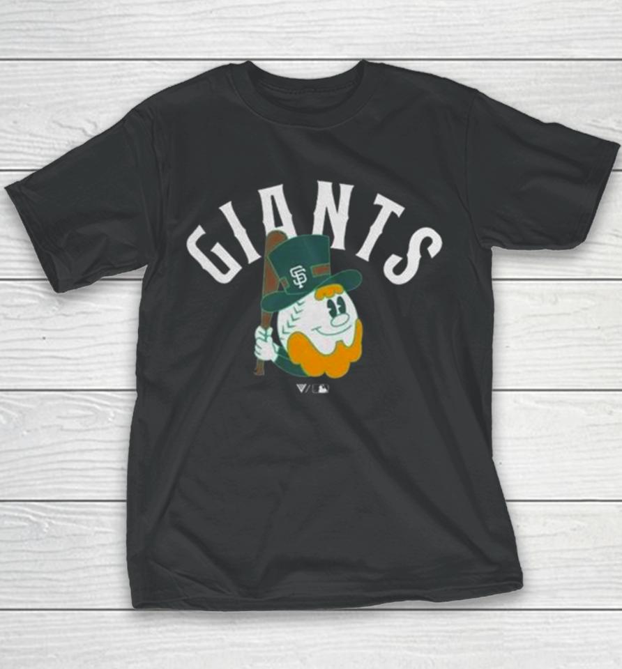 2024 San Francisco Giants Levelwear Green St. Patrick’s Day Youth T-Shirt