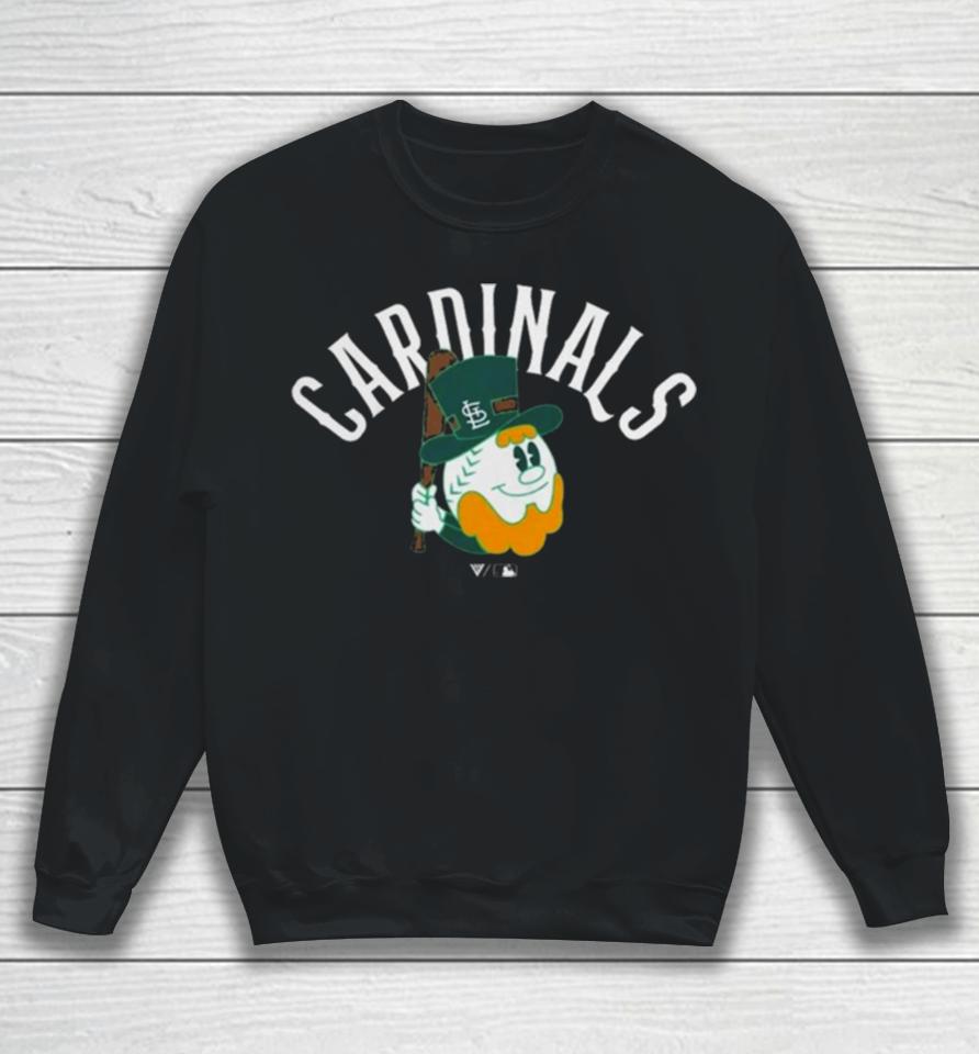 2024 St. Louis Cardinals Levelwear Green St. Patrick’s Day Sweatshirt
