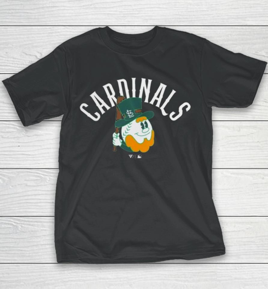 2024 St. Louis Cardinals Levelwear Green St. Patrick’s Day Youth T-Shirt