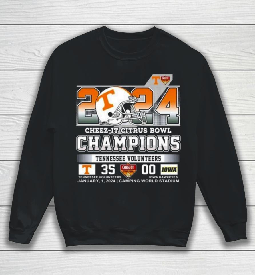 2024 Tennessee Volunteers Champions Cheez It Citrus Bowl Sweatshirt