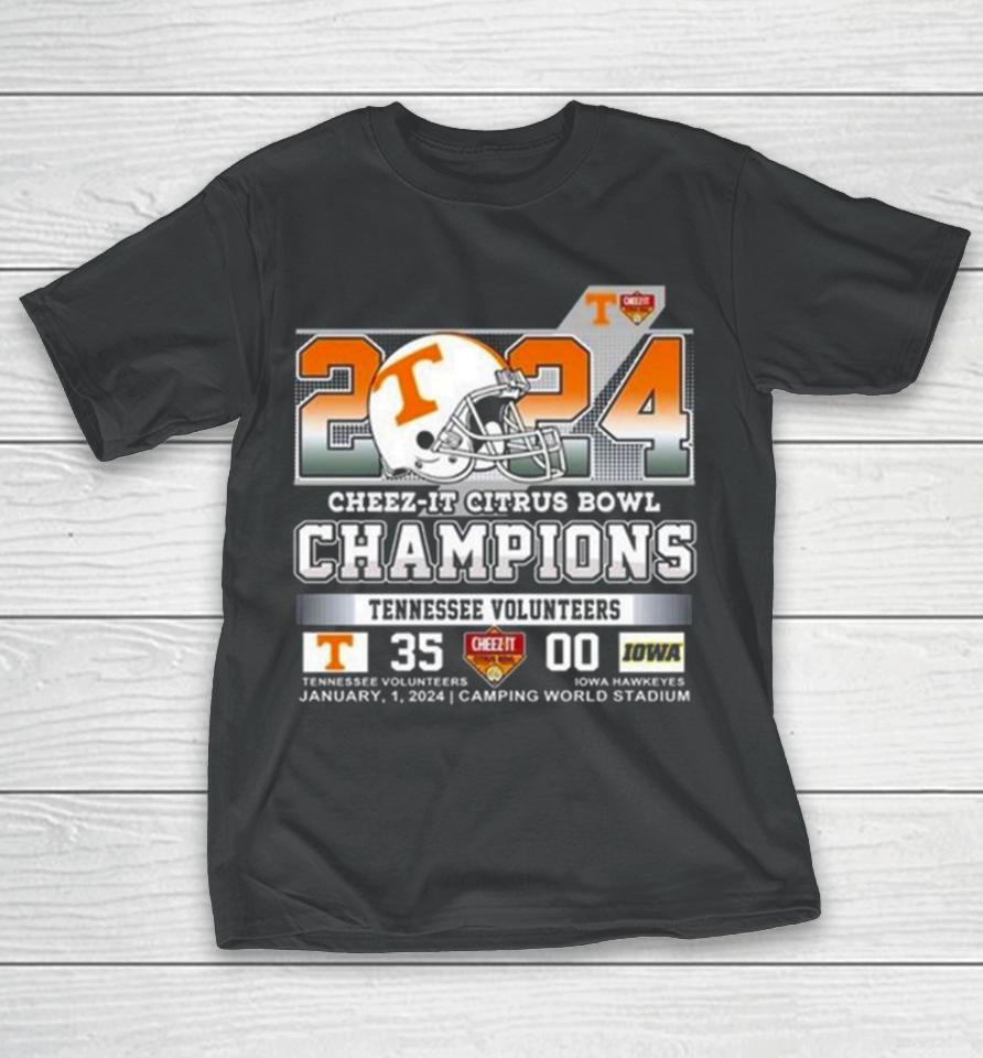 2024 Tennessee Volunteers Champions Cheez It Citrus Bowl T-Shirt