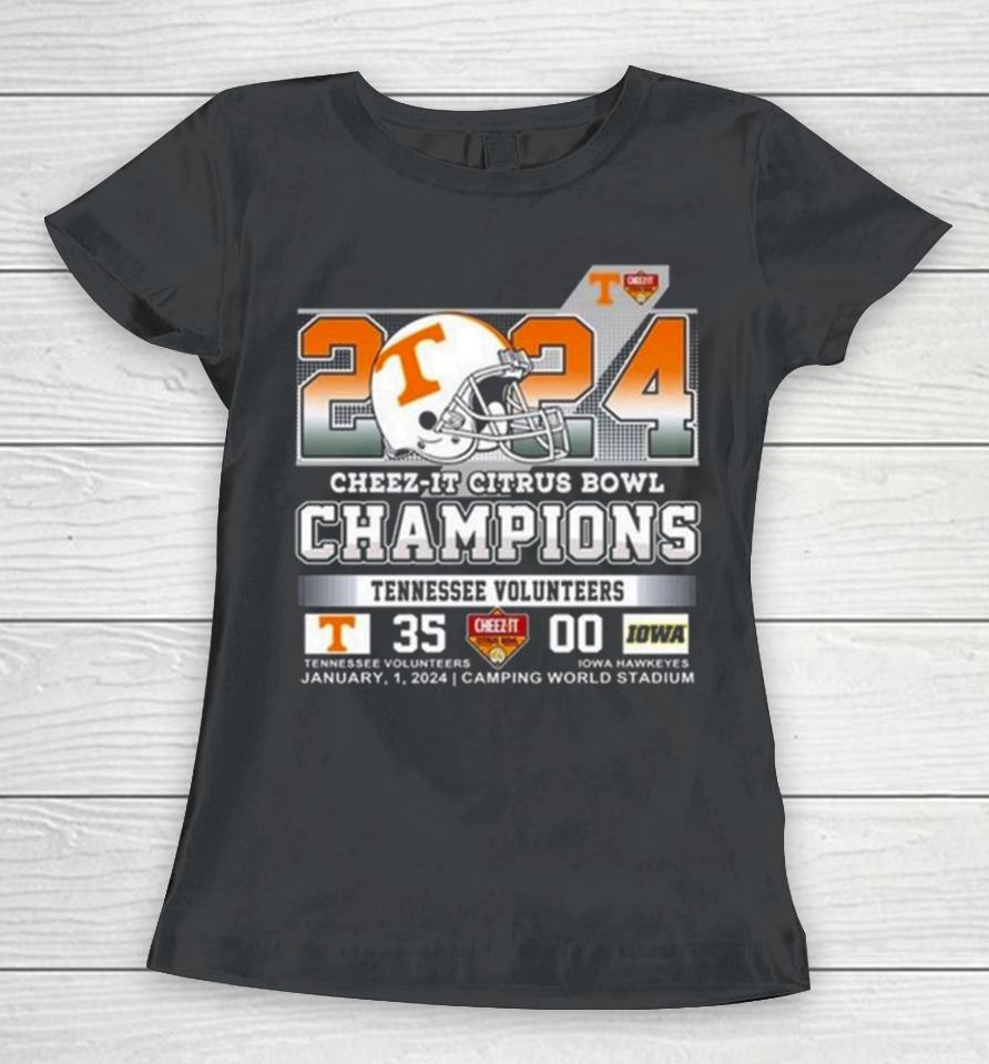 2024 Tennessee Volunteers Champions Cheez It Citrus Bowl Women T-Shirt