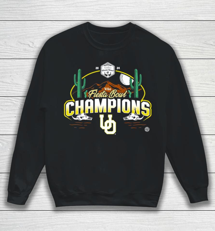 2024 Vrbo Fiesta Bowl Oregon Ducks Football Graphic Sweatshirt
