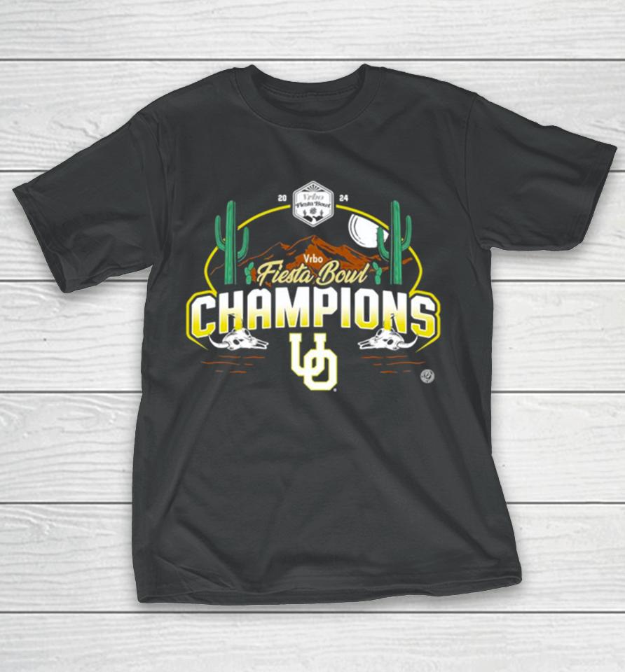 2024 Vrbo Fiesta Bowl Oregon Ducks Football Graphic T-Shirt