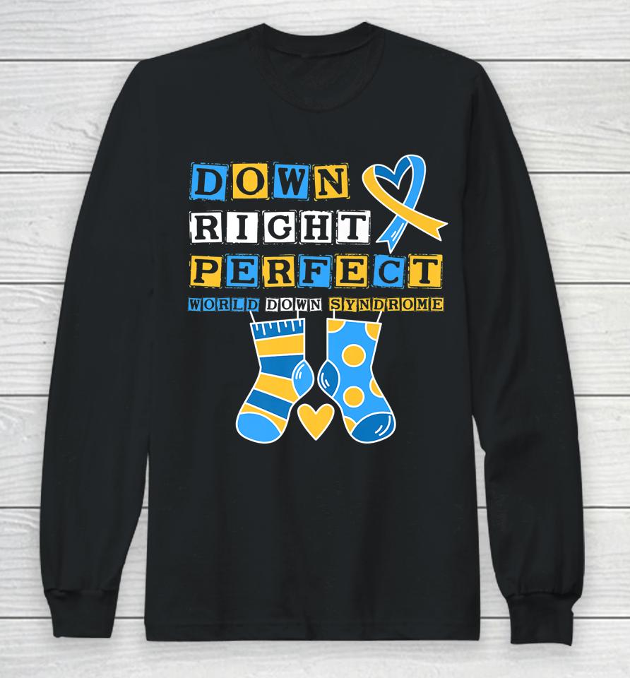 21 March World Down Syndrome Day Awareness Socks Long Sleeve T-Shirt