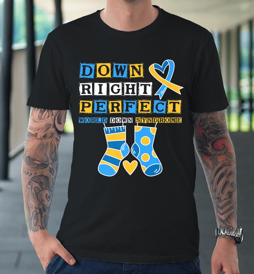 21 March World Down Syndrome Day Awareness Socks Premium T-Shirt