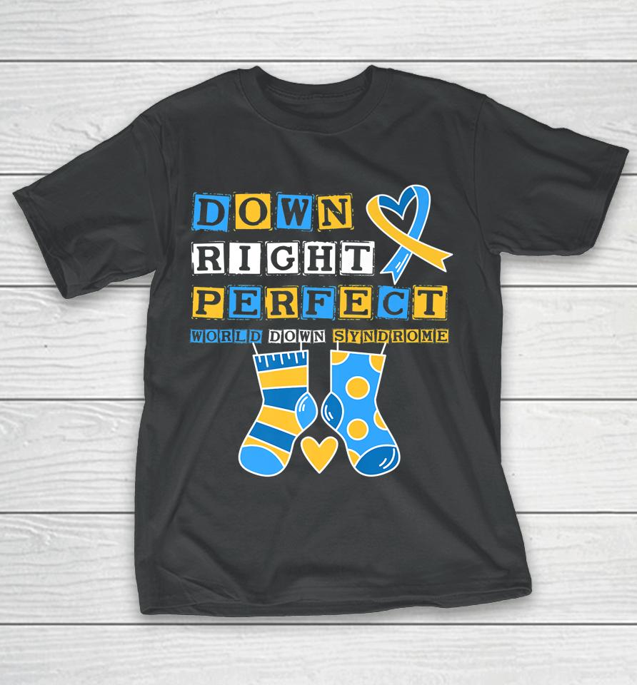 21 March World Down Syndrome Day Awareness Socks T-Shirt