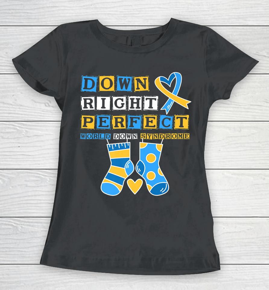 21 March World Down Syndrome Day Awareness Socks Women T-Shirt