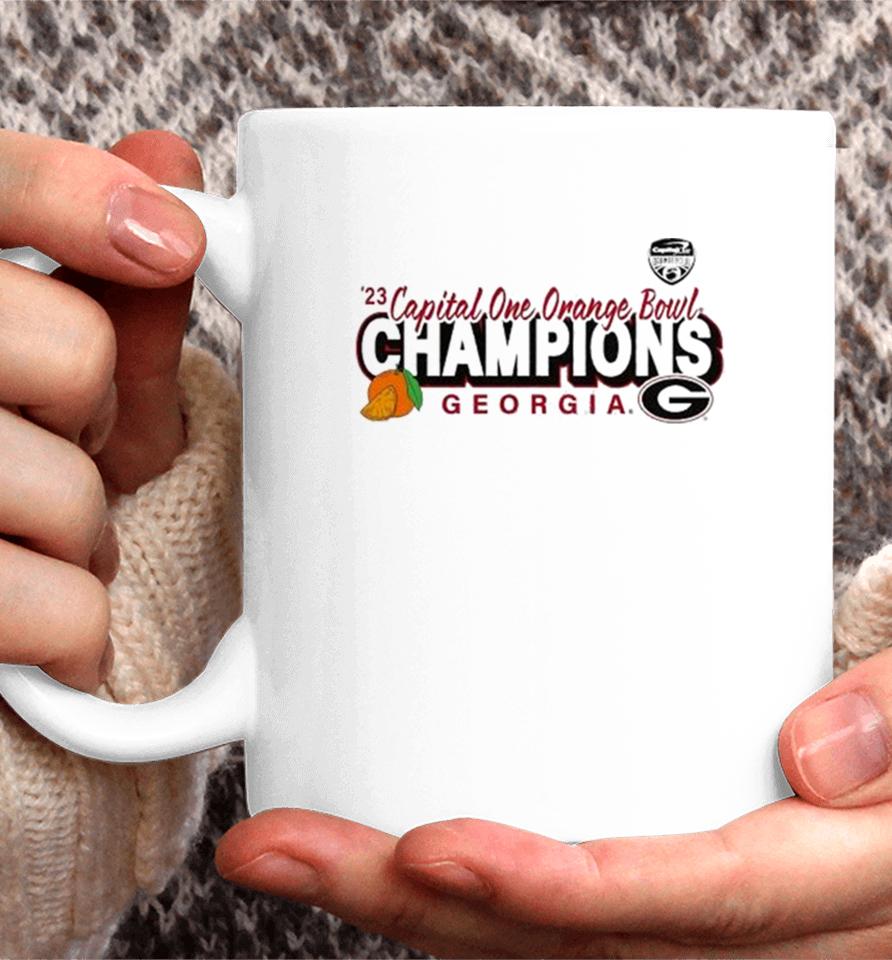 ’23 Orange Bowl Champions Georgia Bulldogs Coffee Mug
