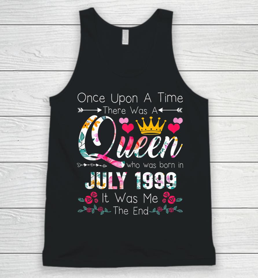 23 Years Birthday Girls 23Rd Birthday Queen July 1999 Unisex Tank Top