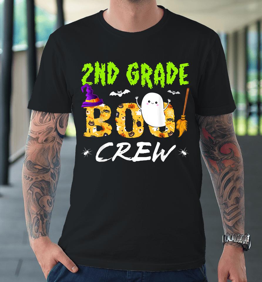 2Nd Grade Boo Crew Teacher Halloween Premium T-Shirt