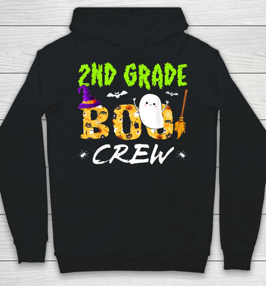 2Nd Grade Boo Crew Teacher Halloween Hoodie