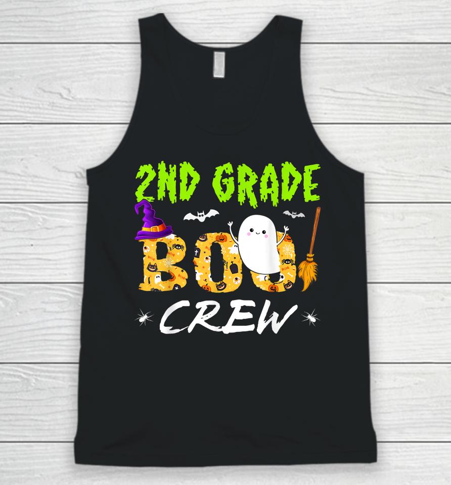 2Nd Grade Boo Crew Teacher Halloween Unisex Tank Top