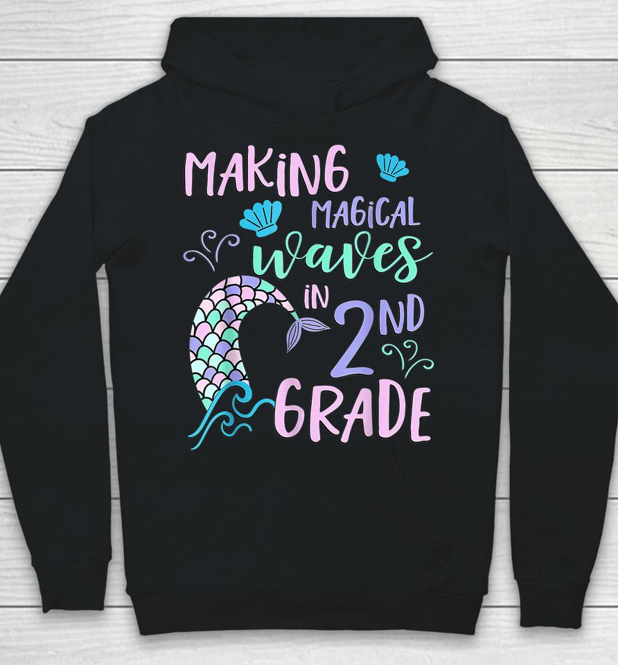2Nd Grade Shirt For Girls Cute Mermaid Back To School Second Hoodie