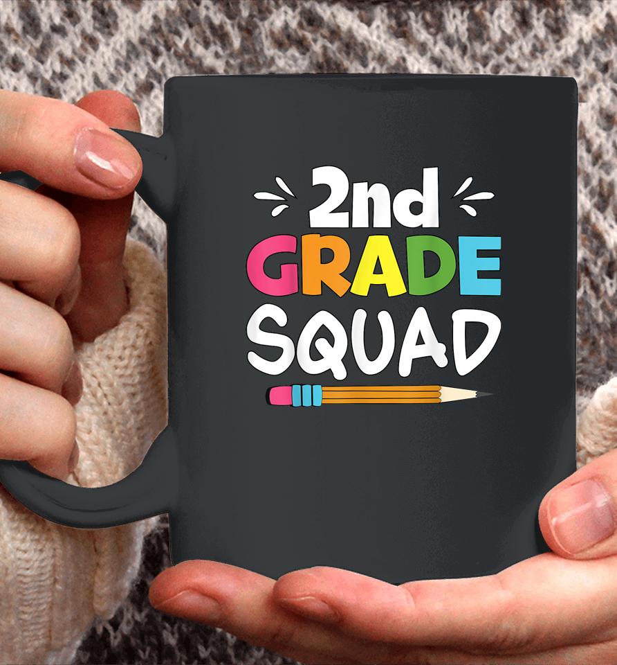 2Nd Grade Squad Second Teacher Student Team Back To School Coffee Mug