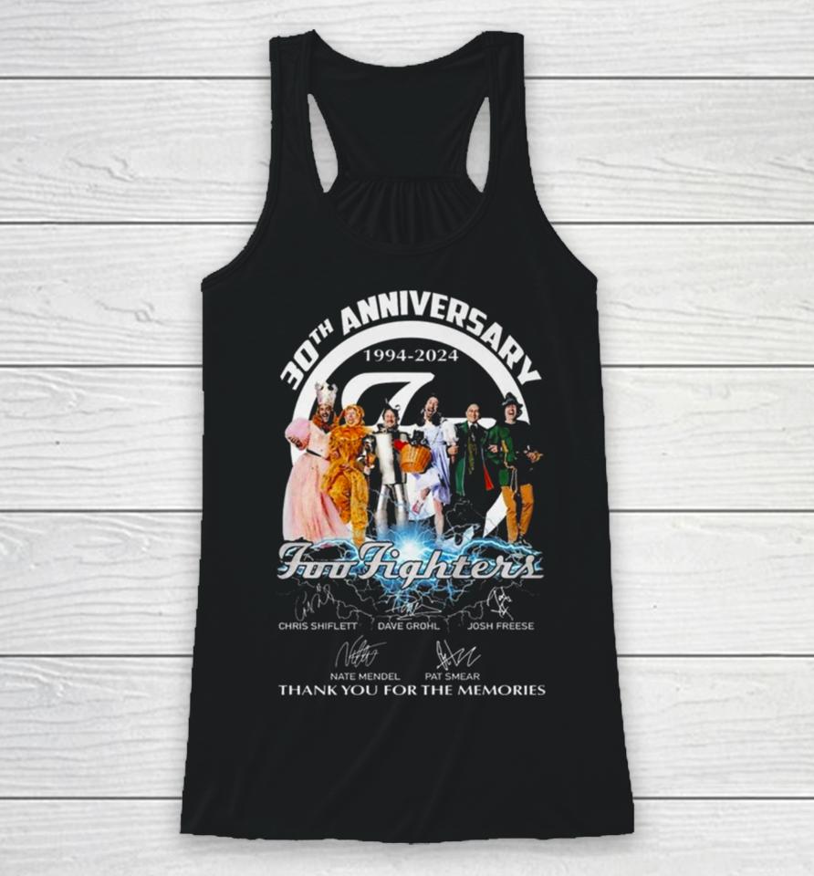 30Th Anniversary 1994 2024 Foo Fighters Thank You For The Memories Racerback Tank