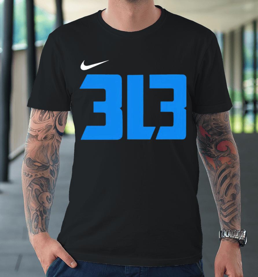 313 3L3 Detroit Lions Premium T-Shirt