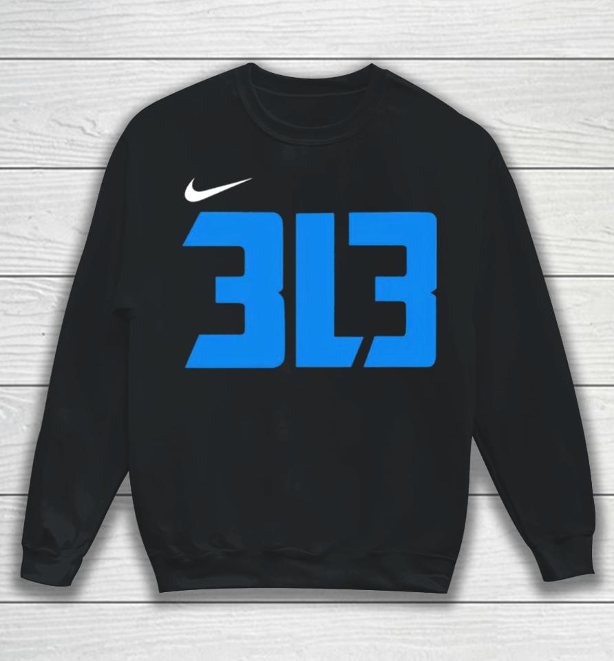 313 3L3 Detroit Lions Sweatshirt