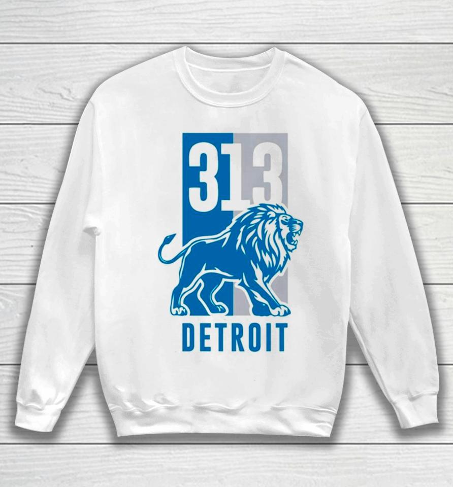 313 Detroit Lions Michigan Football Sweatshirt