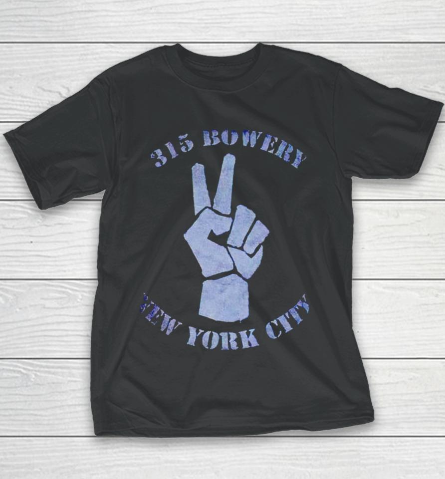 315 Bowery New York City Youth T-Shirt