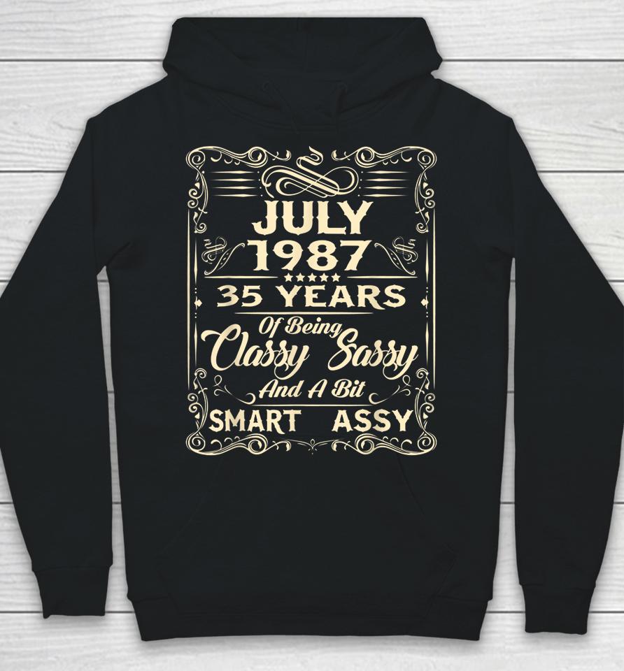 35Th Birthday Gifts For Her Him Who Were Born July 1987 Hoodie