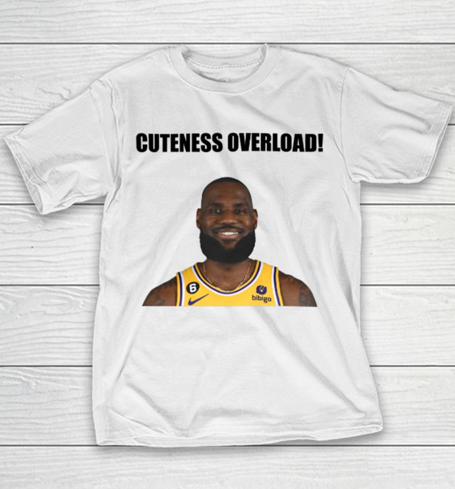 3Dlegacydesigns Lebron Cuteness Overload Youth T-Shirt