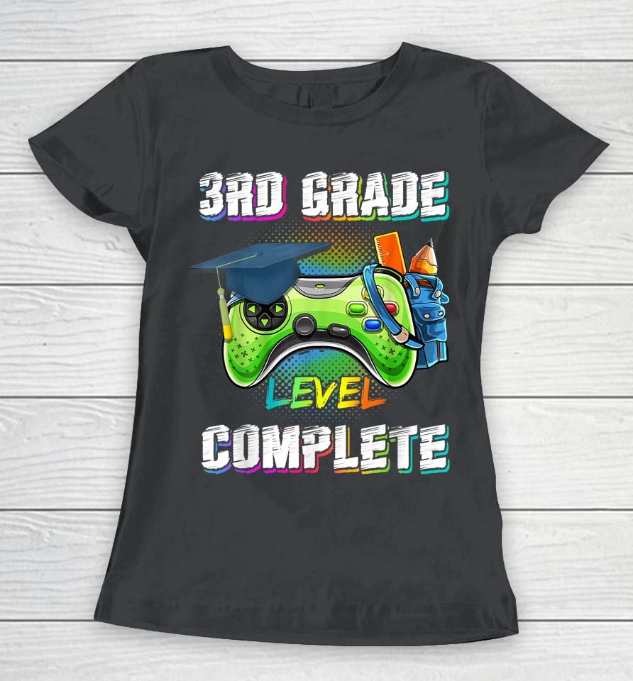 3Rd Grade Level Complete Class Of 2022 Graduation Gamer Women T-Shirt