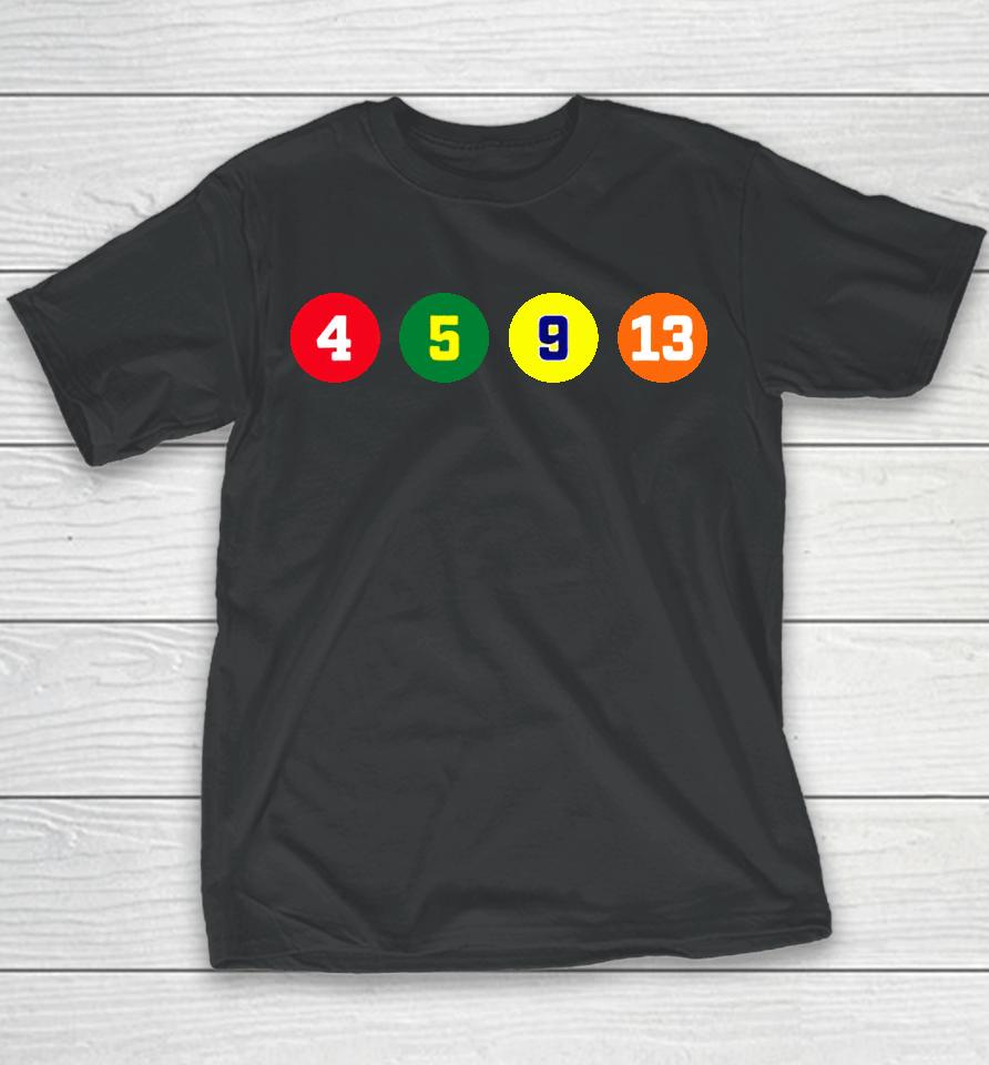 4 5 9 13 Youth T-Shirt