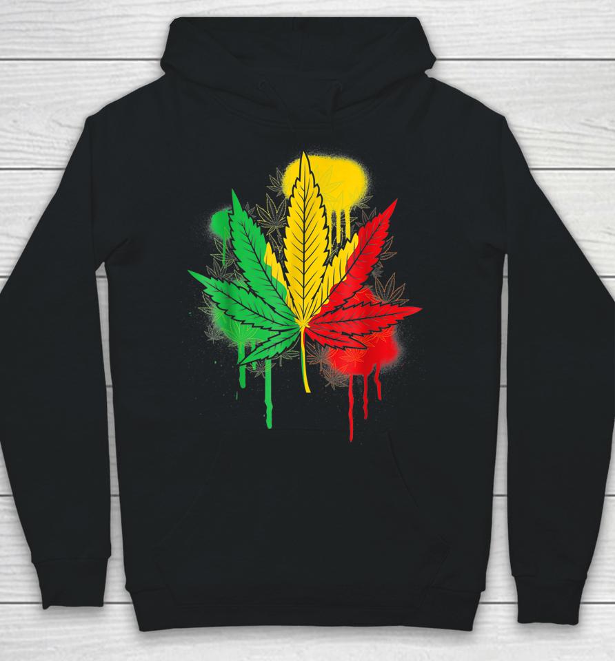 420 Day Marijuana Weed Cannabis Leaf Hoodie