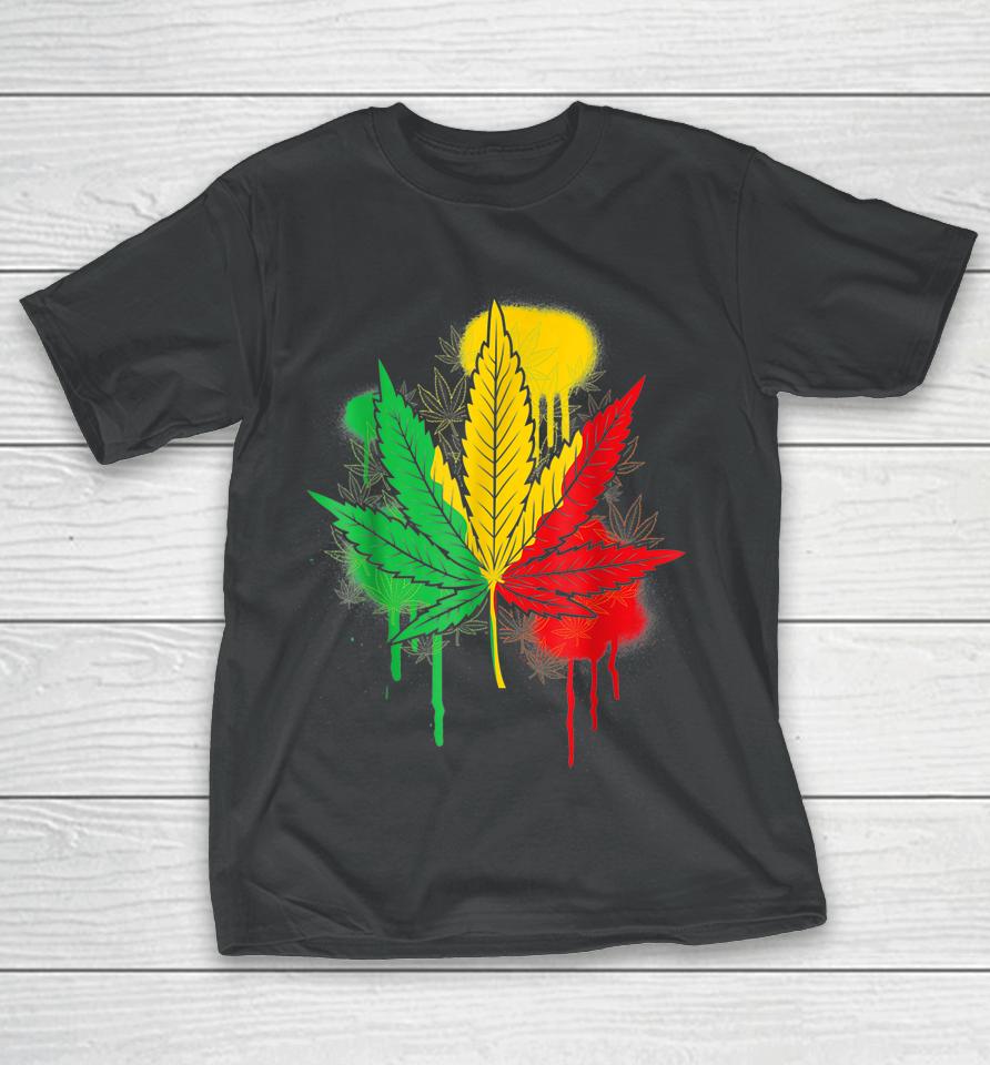 420 Day Marijuana Weed Cannabis Leaf T-Shirt