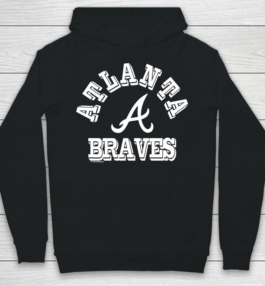 47 Brand Atlanta Braves Fieldhouse Scoop Hoodie