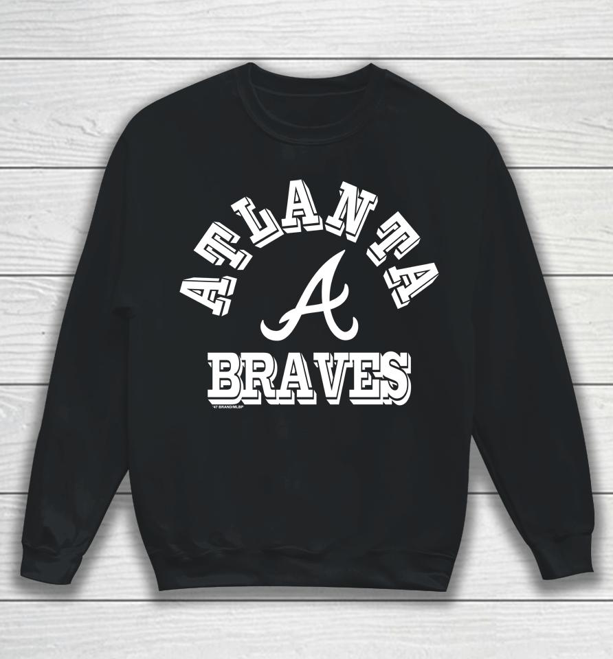 47 Brand Atlanta Braves Fieldhouse Scoop Sweatshirt
