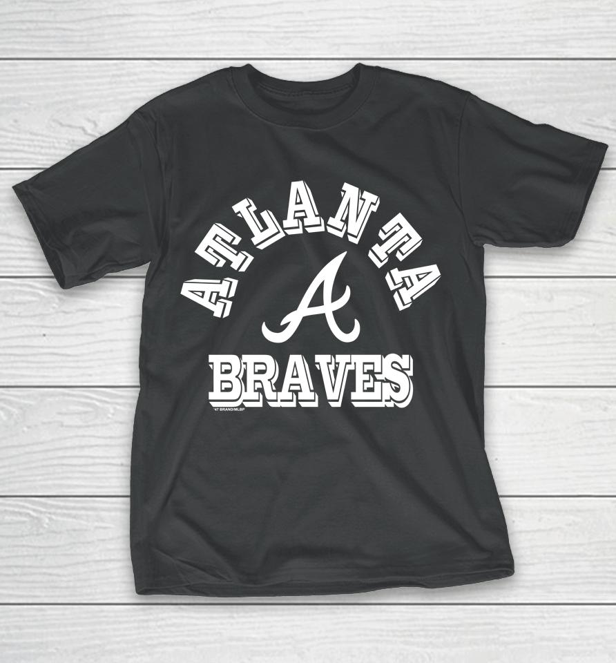 47 Brand Atlanta Braves Fieldhouse Scoop T-Shirt
