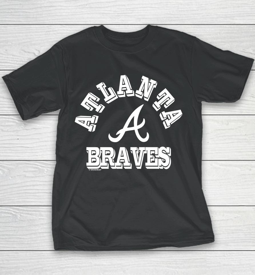 47 Brand Atlanta Braves Fieldhouse Scoop Youth T-Shirt