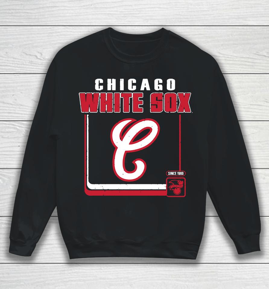 47 Chicago White Sox Navy Blue Borderline Franklin Sweatshirt
