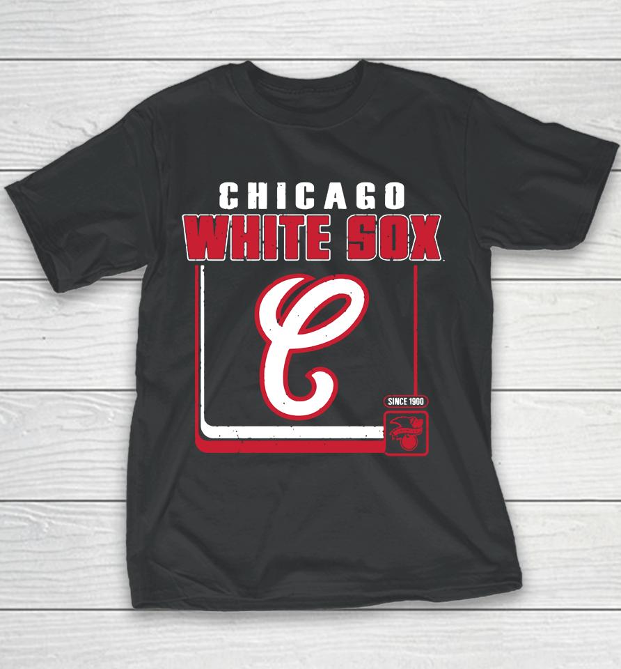 47 Chicago White Sox Navy Blue Borderline Franklin Youth T-Shirt