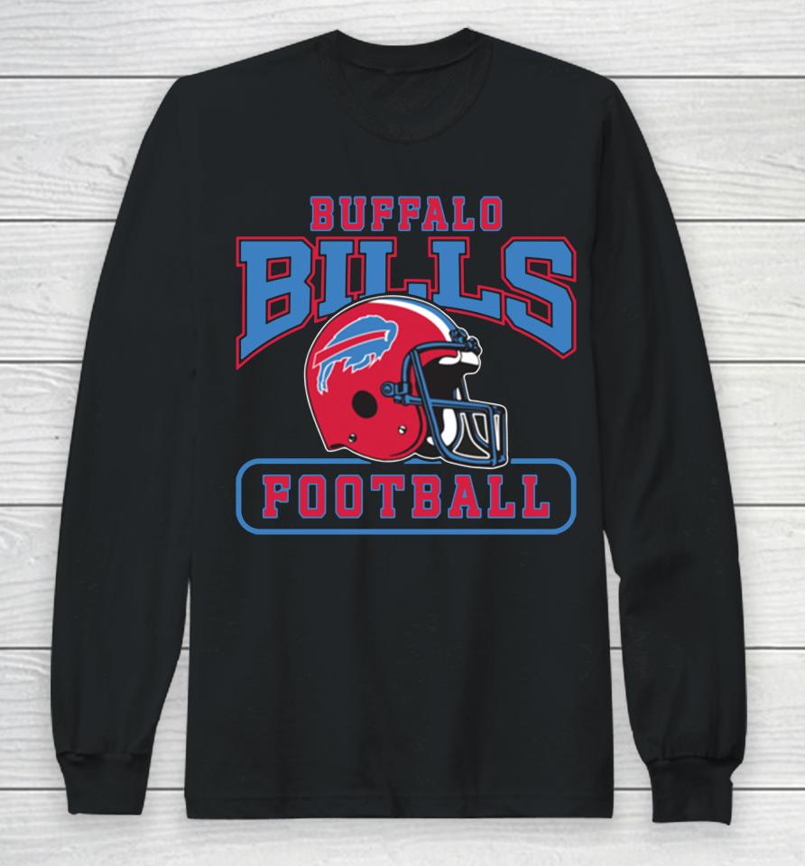 47 Men's Buffalo Bills Platform Franklin Throwback Long Sleeve T-Shirt