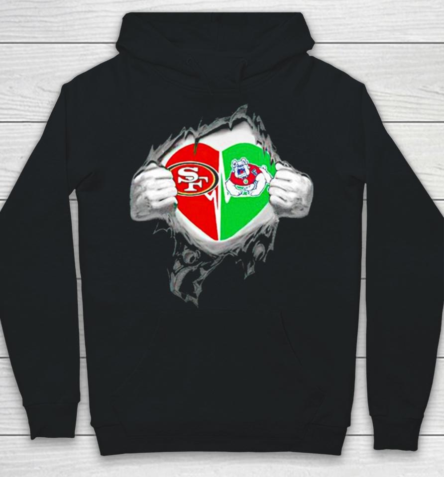 49Ers Fresno State Bulldogs It’s In My Heart Hoodie