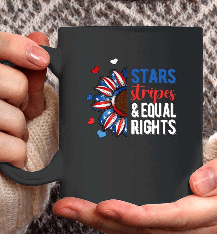 4Th July America Independence Stars Stripes And Equal Rights Coffee Mug