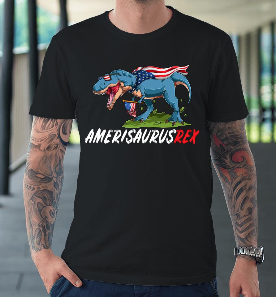4Th July T Rex America Dinosaur Independence Day Patriot Usa Premium T-Shirt