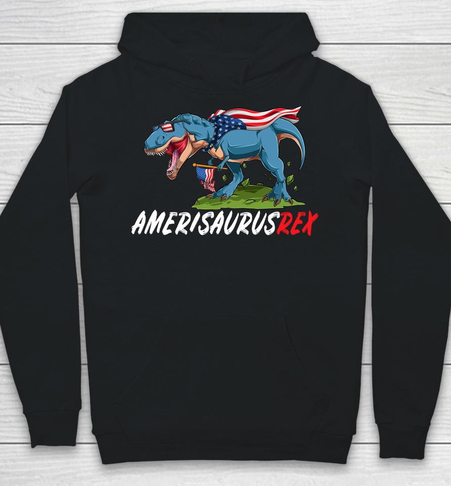 4Th July T Rex America Dinosaur Independence Day Patriot Usa Hoodie