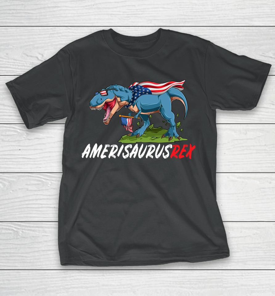 4Th July T Rex America Dinosaur Independence Day Patriot Usa T-Shirt