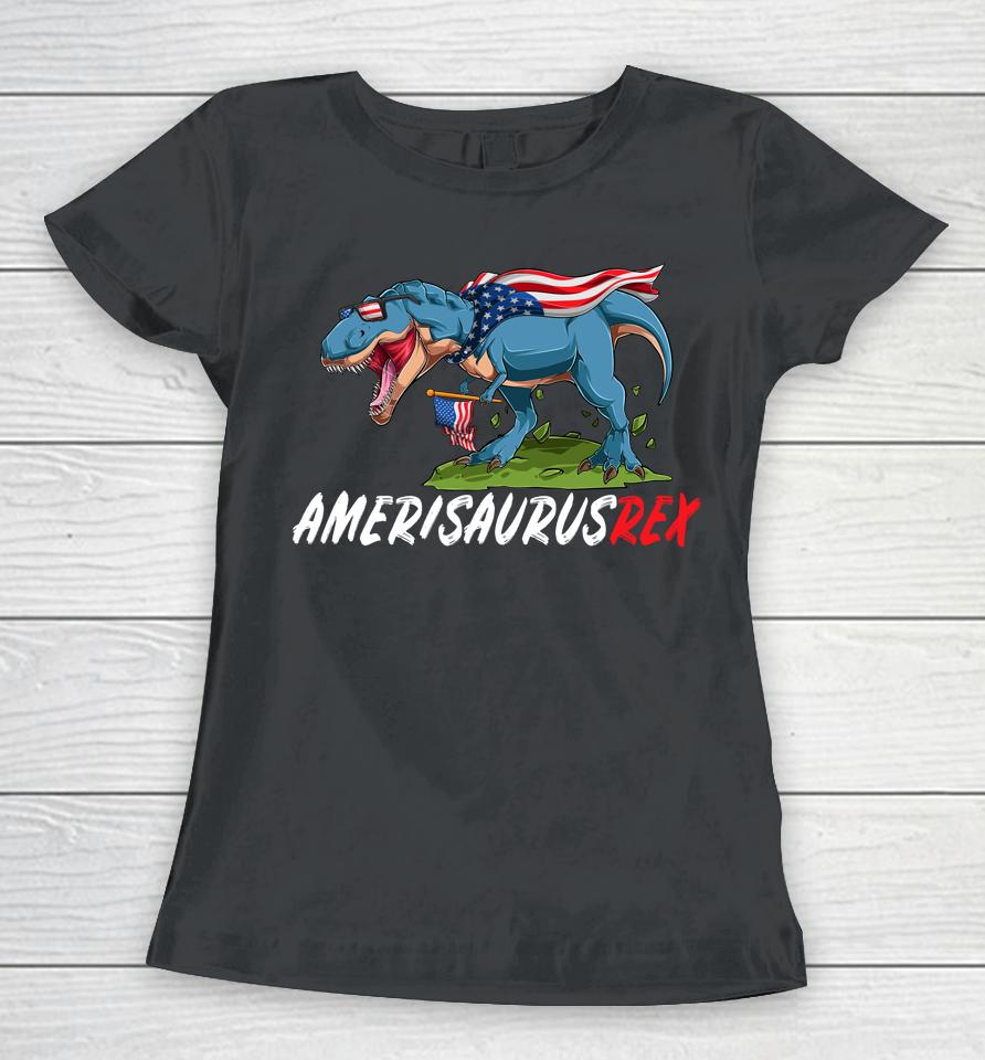 4Th July T Rex America Dinosaur Independence Day Patriot Usa Women T-Shirt