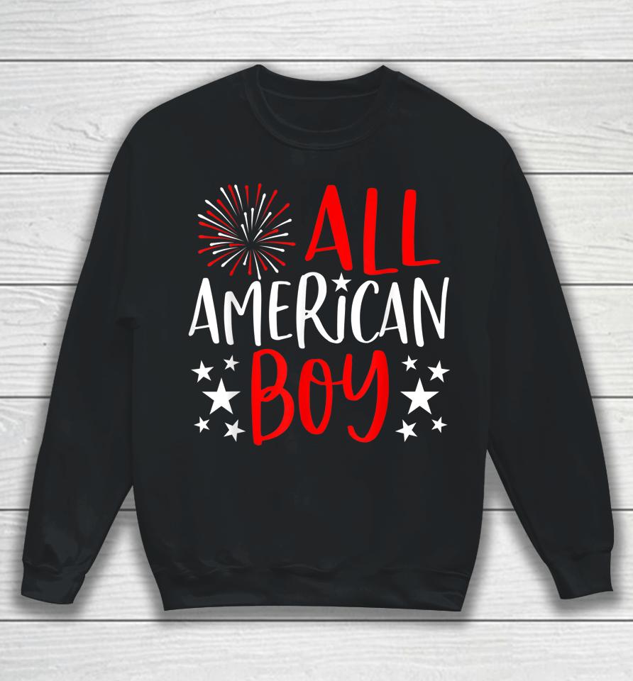 4Th Of July All American Boy Sweatshirt